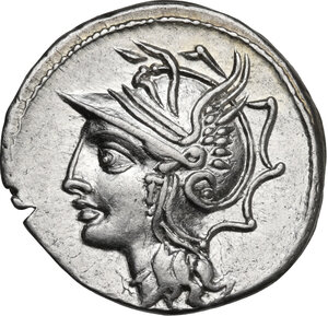 obverse: L. Appuleius Saturninus. . AR Denarius, 104 BC