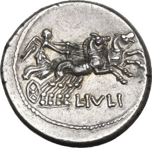 reverse: L. Iulius.. AR Denarius, 101 BC