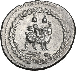 reverse: Mn. Fonteius C. f. . AR Denarius, 85 BC