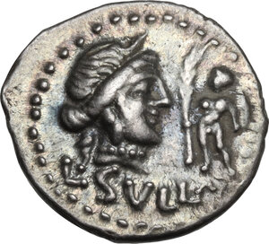 obverse: L. Sulla.. AR Denarius, 84-83 BC