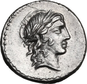 obverse: L. Censorinus.. AR Denarius, 82 BC