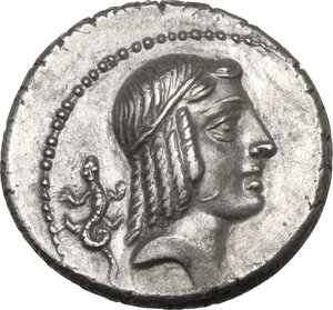 obverse: C. Piso L. f. Frugi.. AR Denarius, 67 BC