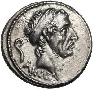 obverse: L. Marcius Philippus. . AR Denarius, 56 BC