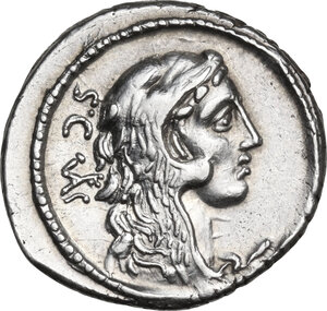 obverse: Faustus Cornelius Sulla.. AR Denarius, 56 BC