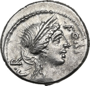 obverse: Q. Sicinius. AR Denarius, 49 BC