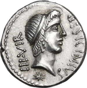 obverse: Q. Sicinius and C. Coponius.. AR Denarius, 49 BC