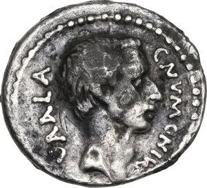 obverse: C. Numonius Vaala.. Fourrée Denarius, c. 41 BC