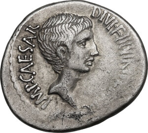 obverse: Octavian.. AR Denarius, 36 BC