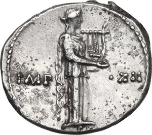 reverse: Augustus (27 BC-14 AD).. AR Denarius,  Lugdunum mint, 11-10 BC