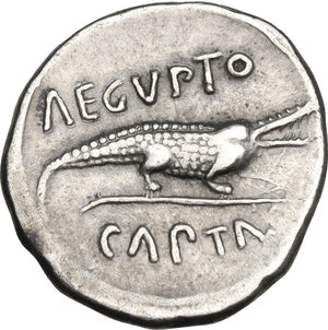 reverse: Augustus (27 BC-14 AD) .. AR Denarius, contemporary Celtic imitation, Eastern Europe, uncertain tribe