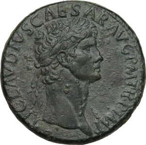 obverse: Claudius (41-54).. AE Sestertius, 41-50 AD