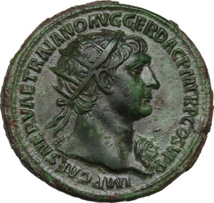 obverse: Trajan (98-117).. AE Dupondius, 103-111 AD