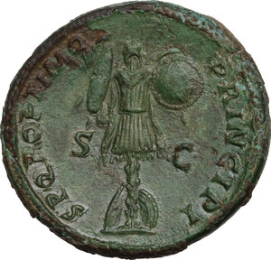 reverse: Trajan (98-117).. AE Dupondius, 103-111 AD