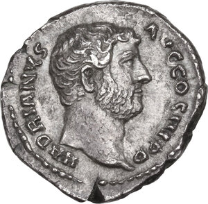 obverse: Hadrian (117-138).. AR Denarius, 134-138 AD