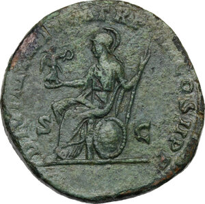 reverse: Septimius Severus (193-211).. AE Sestertius, 195-196 AD