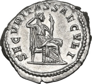 reverse: Elagabalus (218-222 AD).. AR Denarius