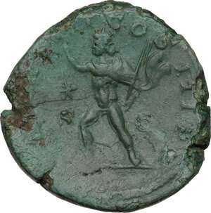 reverse: Elagabalus (218-222).. AE Sestertius, Rome mint, 220 AD