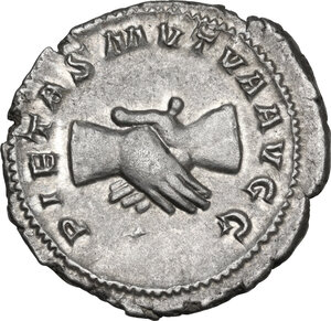 reverse: Balbinus (238 A.D.).. AR Antoninianus, Rome mint