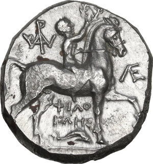 obverse: Southern Apulia, Tarentum. AR Nomos, c. 240-228 BC