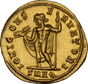 reverse: Galerius as Caesar (293-305).. AV Aureus, Aquileia mint, 303-305 AD
