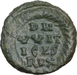 reverse: Ostrogothic Italy. Witigis (536-539).. AE Decanummium, Ravenna mint