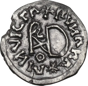 reverse: The Gepids in Sirmium.. Imitative AR Quarter Siliqua in the name of Anastasius I (491-518)