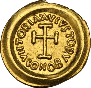 reverse: Heraclius (610-641).. AV Tremissis, Ravenna mint