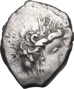 obverse: Southern Gaul, Insubres. AR Tetrobol, 2nd century BC. Imitating Massalia