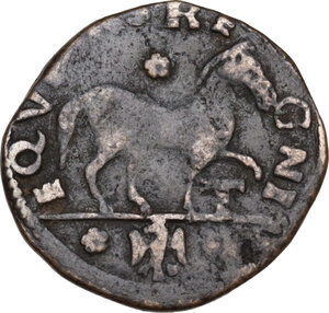 reverse: L Aquila.  Ferdinando I d Aragona (1458-1494). Doppio cavallo (?)