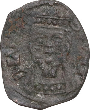 reverse: Lucca.  Repubblica a nome di Ottone IV (1209-1315). Denaro piccolo o albulo