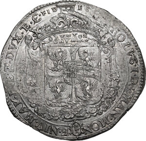 obverse: Mantova.  Carlo I Gonzaga Nevers (1627-1637). Mezzo ducatone
