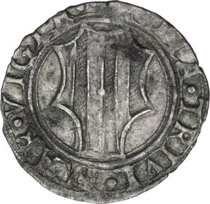 obverse: Mesocco.  Gian Giacomo Trivulzio (1487-1518). Soldino o soldo trivulzino