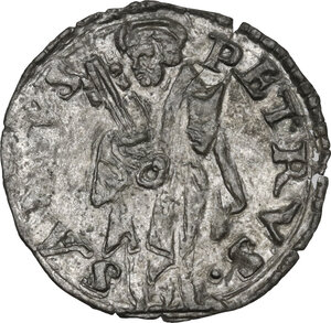reverse: Roma.  Giulio II (1503-1513), Giuliano della Rovere.. Quattrino
