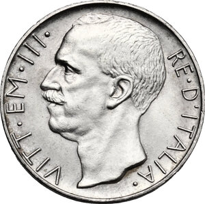obverse: Vittorio Emanuele III (1900-1943). 10 lire 1927 *