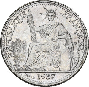 obverse: French Indochina. 10 cent 1937