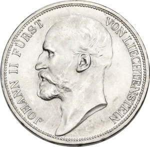 obverse: Liechtenstein.  Johann II (1858-1929). 2 kronen 1912