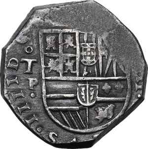 obverse: Spain.  Philip IV (1621-1665).. 4 Reales 162[ ], Toledo mint