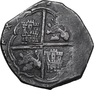 reverse: Spain.  Philip IV (1621-1665).. 4 Reales 162[ ], Toledo mint