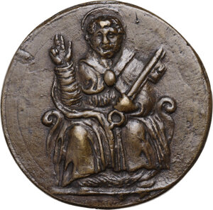 reverse: Benedetto XI (1303-1304), Nicolò Boccasini. Medaglia di restituzione, XVI sec