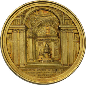 reverse: Pio IX  (1846-1878), Giovanni Mastai Ferretti. Medaglia annuale A. XXVII