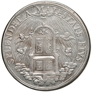 reverse: Roma. Clemente IX (1667-1669). Piastra AG gr. 31,75. Muntoni 4. Berman 1969. MIR 1906/1. Rara. Migliore di BB 