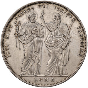 reverse: Roma. Pio VIII (1829-1830). Scudo 1830 anno I AG. Pagani 145.  Migliore di BB 