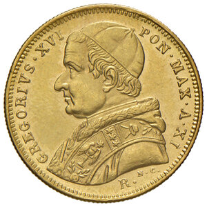 obverse: Roma. Gregorio XVI (1831-1846). Da 5 scudi 1841 anno XI AV. Pagani 183. Molto rara. Migliore di SPL 