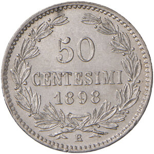 reverse: Repubblica di San Marino. I periodo: 1864-1938. Da 50 centesimi 1898 AG. Pagani 369. FDC 