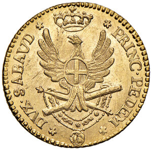 reverse: Savoia. Vittorio Amedeo III (1773-1796). Doppia nuova 1788 (Torino) AV gr. 9,11. MIR 982c. Rara. q.FDC 