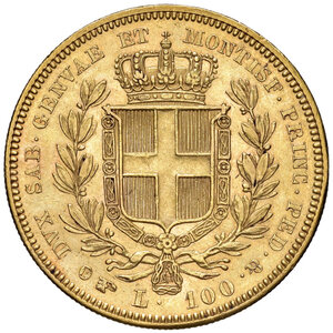 reverse: Savoia. Carlo Alberto (1831-1849). Da 100 lire 1835 (Torino) AV. Pagani 141. MIR 1043g. Migliore di BB 