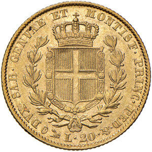 reverse: Savoia. Carlo Alberto (1831-1849). Da 20 lire 1841 (Genova) AV. Pagani 192. MIR 1045r. q.SPL 