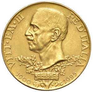 obverse: Savoia. Vittorio Emanuele III re d’Italia (1900-1946). Da 100 lire 1925 AV. Pagani 645. MIR 1117a. Rara. SPL 