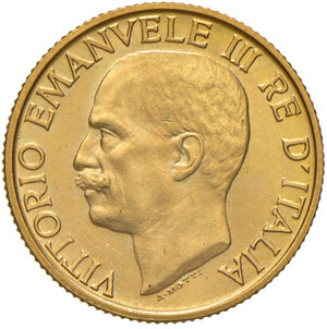obverse: Savoia. Vittorio Emanuele III re d’Italia (1900-1946). Da 20 lire 1923 AV. Pagani 670. MIR 1127a.  q.FDC/FDC 