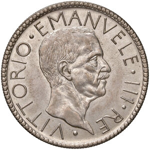 obverse: Savoia. Vittorio Emanuele III re d’Italia (1900-1946). Da 20 lire 1927/VI AG. Pagani 672. MIR 1128b. SPL 